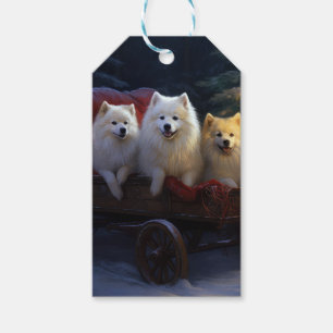 Amerikanischer Eskimo Schnee-Schlitten Weihnachtsd Geschenkanhänger
