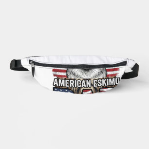 Amerikanischer Eskimovater Patriotischer Vintage-H Bauchtasche