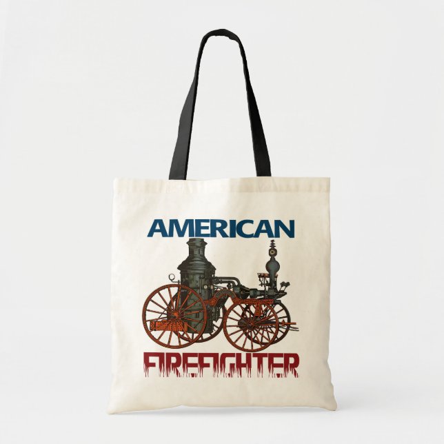 Amerikanischer Feuerwehrmann Tragetasche (Vorne)