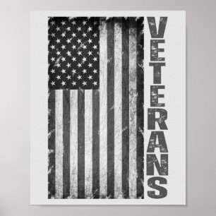 AMERIKANISCHER FLAG VETERANS TAG 4. JULI POSTER