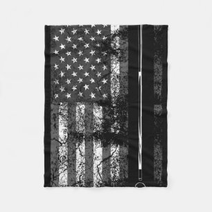 Amerikanischer Flagge Billard Stock Cute Tisch Spi Fleecedecke