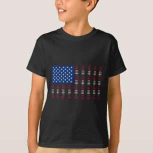 Amerikanischer-Flagge-Disc-Golf-Spieler Männer Fra T-Shirt