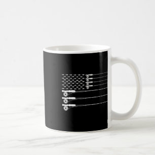 Amerikanischer Flagge Fly Fishing Rod Forelle Patr Kaffeetasse