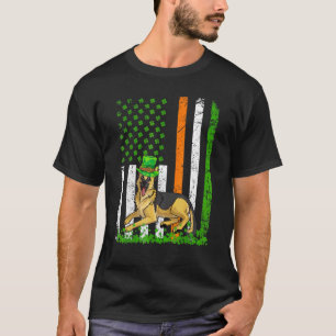 Amerikanischer Flaggen Deutscher Schäferhund St Pa T-Shirt