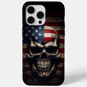 Amerikanischer Flaggen-Schädel Case-Mate iPhone Hülle