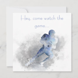 AMERIKANISCHER FOOTBALL-PLAYER 1 EINLADUNG