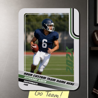 Amerikanischer Footballspieler Individuelles Gesch Magnet