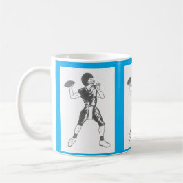 Amerikanischer Footballspieler Kaffeetasse