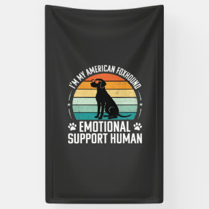 Amerikanischer Foxhound Emotionaler Unterstützungs Banner