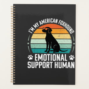Amerikanischer Foxhound Emotionaler Unterstützungs Planer