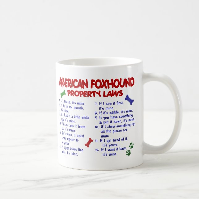 AMERIKANISCHER FOXHOUND PL2 KAFFEETASSE (Rechts)