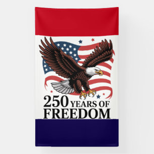 Amerikanischer Freiheits Tribut 250 Jahre Banner