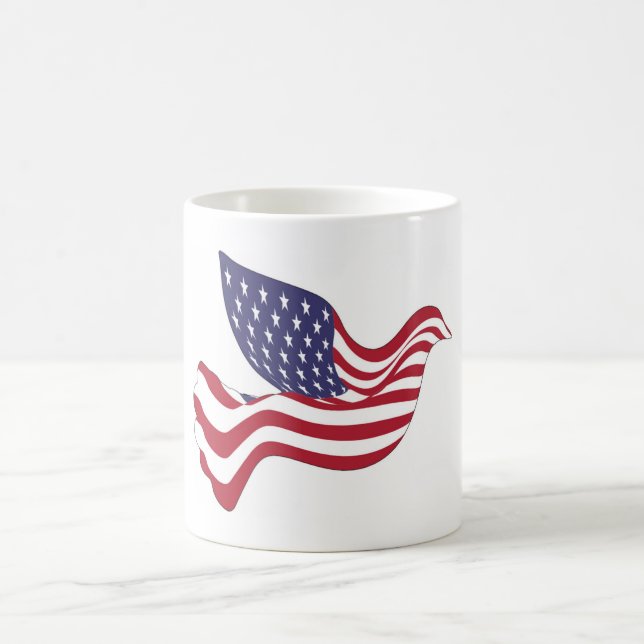 AMERIKANISCHER FRIEDENSABSCHLUSS KAFFEETASSE (Mittel)