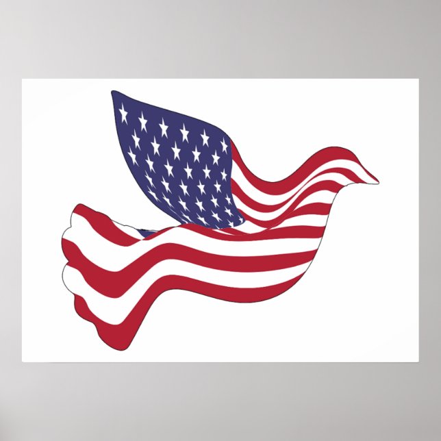 AMERIKANISCHER FRIEDENSABSCHLUSS POSTER (Vorne)