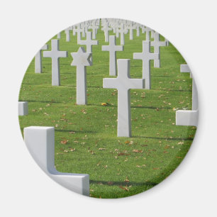 Amerikanischer Friedhof bei Normandie Magnet