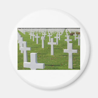 Amerikanischer Friedhof in der Normandie Magnet