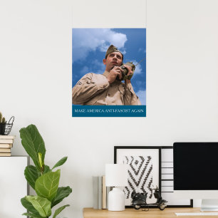 Amerikanischer Funkoperator im Zweiten Weltkrieg M Poster
