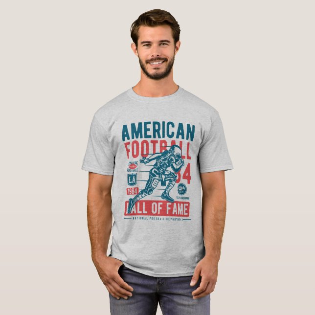AMERIKANISCHER FUSSBALL - HALL OF FAME T-Shirt (Vorne ganz)