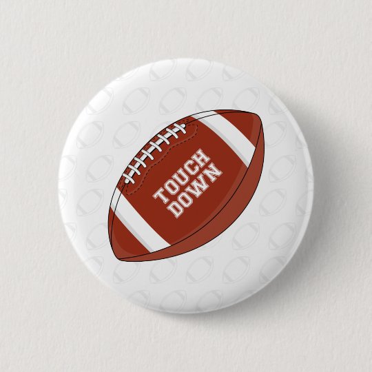 Amerikanischer Fußball-Knopf Runder Button 5,1 Cm