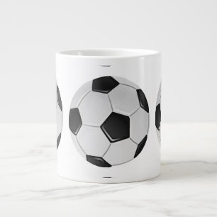 Amerikanischer Fußball oder Association Football B Jumbo-Tasse
