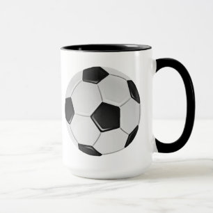 Amerikanischer Fußball oder Assoziationsfußballbal Tasse