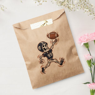 Amerikanischer Fußball Skelett Halloween Football Geschenktütchen