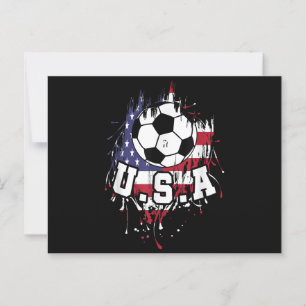 Amerikanischer Fußball USA Postkarte