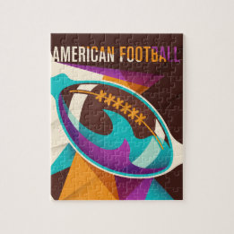Amerikanischer Fußballsportball Abstract