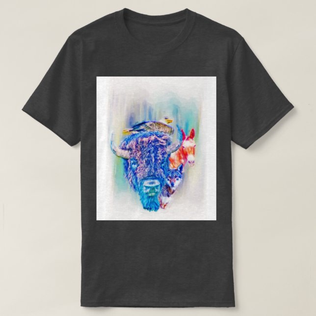 amerikanischer Geist T-Shirt (Design vorne)