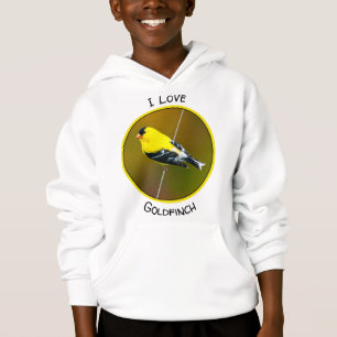 Amerikanischer Goldfink - Originalfotografie Hoodie
