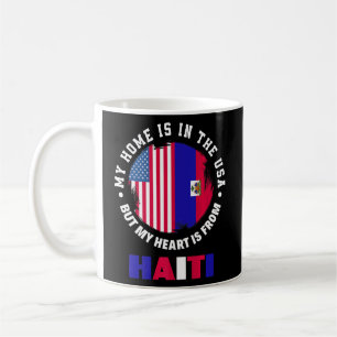 Amerikanischer Haitianischer Kulturerbe Patriot He Kaffeetasse