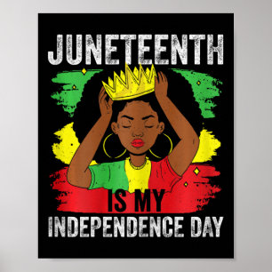 Amerikanischer Juneteenth ist mein Unabhängigkeits Poster