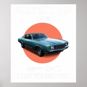 amerikanischer Klassiker echte Qualität limitierte Poster
