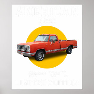 amerikanischer Klassiker echte Qualität limitierte Poster