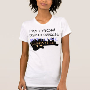Amerikanischer KleiderT - Shirt Liebe-Nashvilles