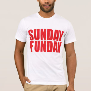 Amerikanischer KleiderT - Shirt Sonntags Funday