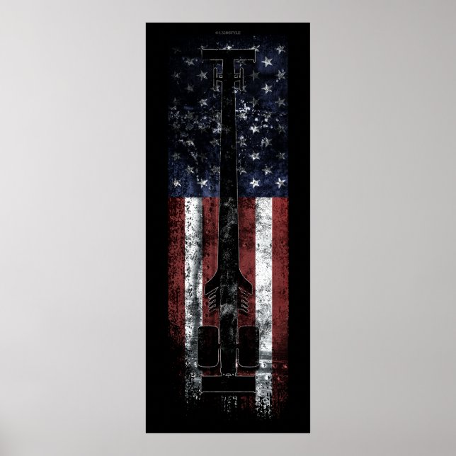 AMERIKANISCHER KRAFTSTOFFNITRO-STIL POSTER (Vorne)