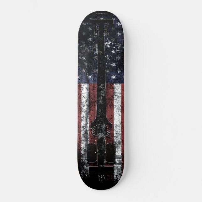AMERIKANISCHER KRAFTSTOFFNITRO-STIL SKATEBOARD (Vorderseite)