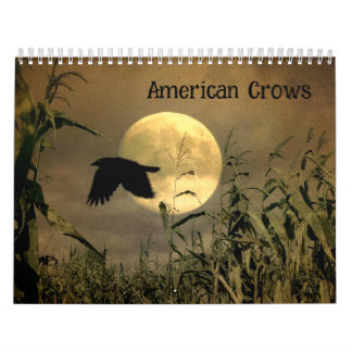 Amerikanischer Krähenkalender Kalender