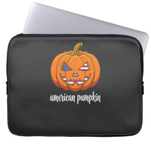 Amerikanischer Kürbis Patrioten Halloween Jack O L Laptopschutzhülle