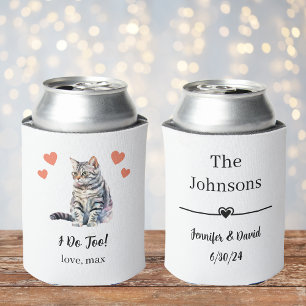 Amerikanischer Kurzhaar Katzen Hochzeit Dosenkühle Dosenkühler