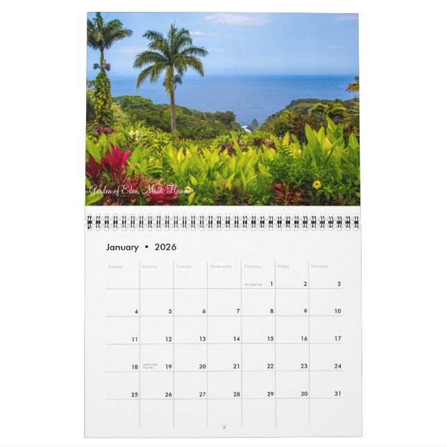 Amerikanischer Landschaftskalender Kalender (Jan 2026)