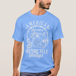 Amerikanischer Legendärer Motorrad-JahrgangBiker M T-Shirt