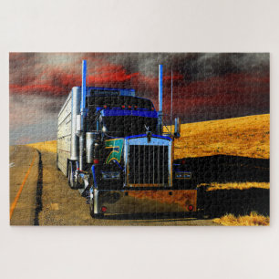 Amerikanischer LKW Sattelzug