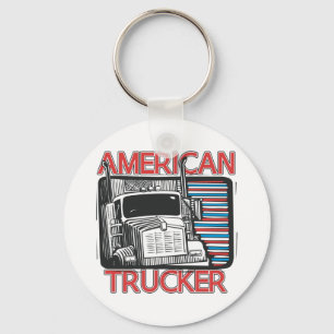 Amerikanischer LKW-Transport Schlüsselanhänger