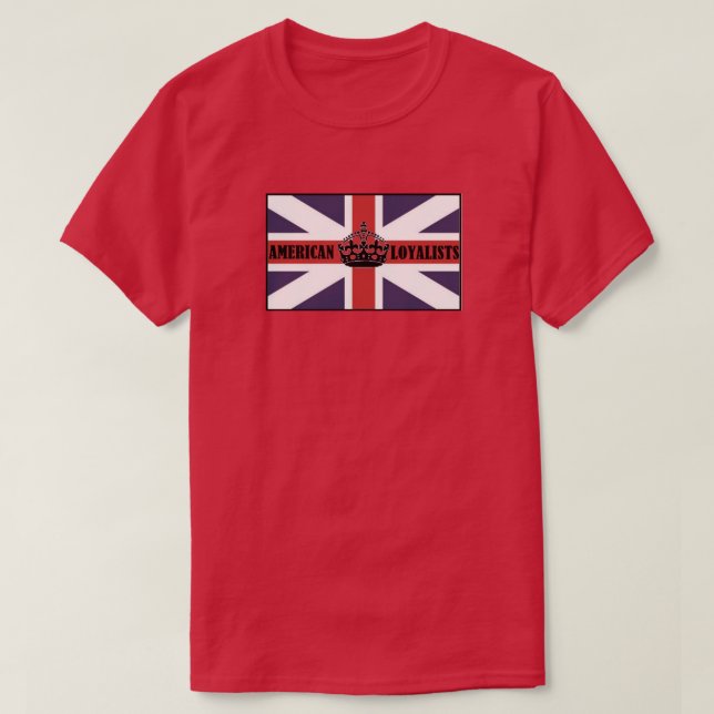AMERIKANISCHER LOYALIST T-Shirt (Design vorne)