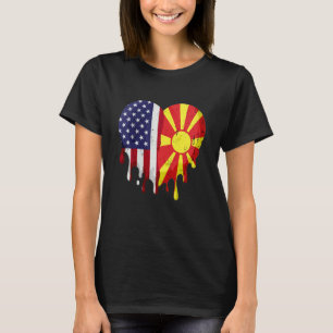 Amerikanischer mazedonischer Kulturerbe-Monat Maze T-Shirt