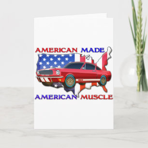 Amerikanischer Muscle Car Karte