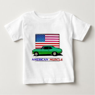 Amerikanischer Muscle-Hotrod Baby T-shirt
