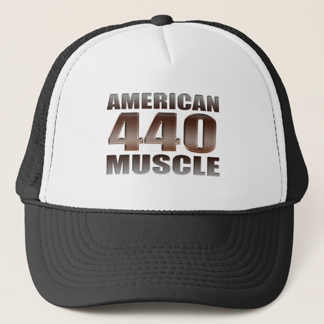 amerikanischer Muskel 440 Truckerkappe (Vorderseite)
